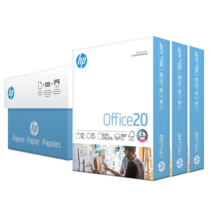 HP Paper, Office Ultra White Poly Wrap, 20lb, 8.5 
