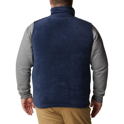 Columbia Men's Steens Mountain Vest Fleece Gilet Vest, Collegiate Navy, Size XL
