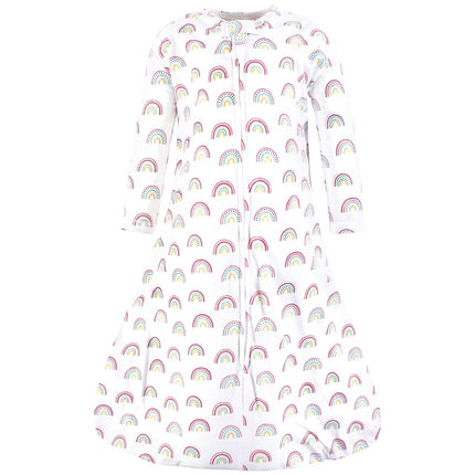 Gigoteuse Bébé Unisexe à Manches Longues en Jersey de Coton Hudson Baby, Couverture, Arc-en-ciel Moderne, 0-6 Mois