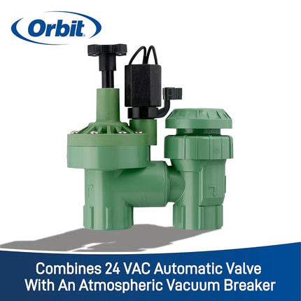Orbit 57604 1-Inch FPT Anti-Siphon Valve with 3/4-Inch Reducer