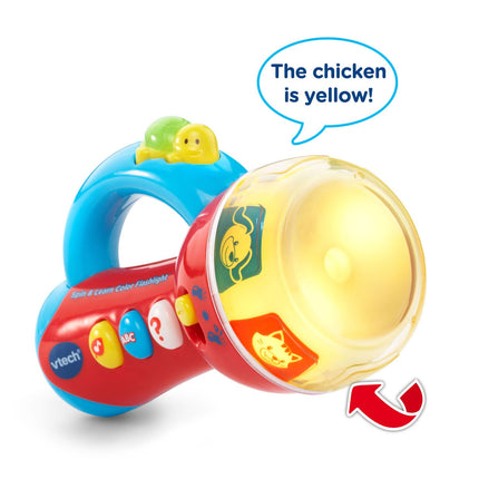 VTech, Linterna Giratoria de Aprendizaje con Colores, Juguete para Bebés y Niños Pequeños, Plástico, Varios Colores