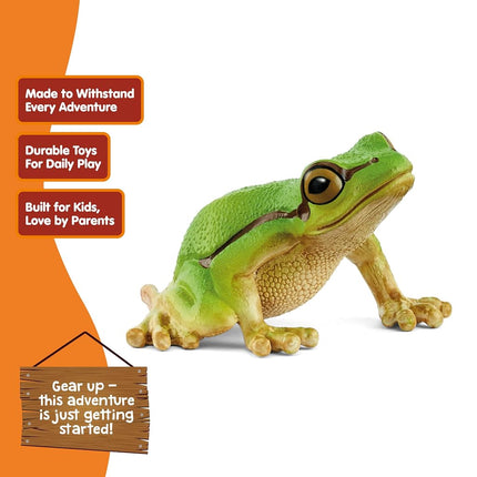 Schleich Wild Life - European Tree Frog Toy Figurine - Kids Ages 3+ | 14882