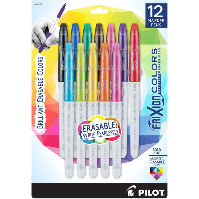 Pilot FriXion Colors Erasable Marker Pen, Bold Poi