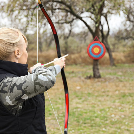 VEVOR 5 Layers 20" Arrow Target, Traditional Solid Straw Round Archery Target Shooting Bow, Hand-Made Arrows Target, Coloured Rope Target for Backyard Outdoor Hunting Shooting Practice