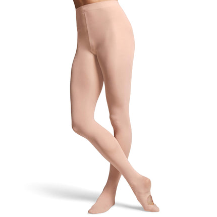 Bloch Dance Girls Contour Soft Adaptatoe Tights, S