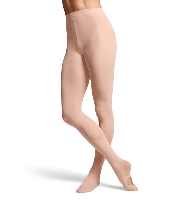 Bloch Dance Girls Contour Soft Adaptatoe Tights, S