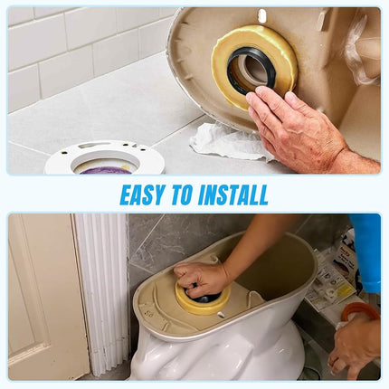 MENNTY Standard Toilet Wax Ring Kit with Hardware for 3 or 4 in Drain