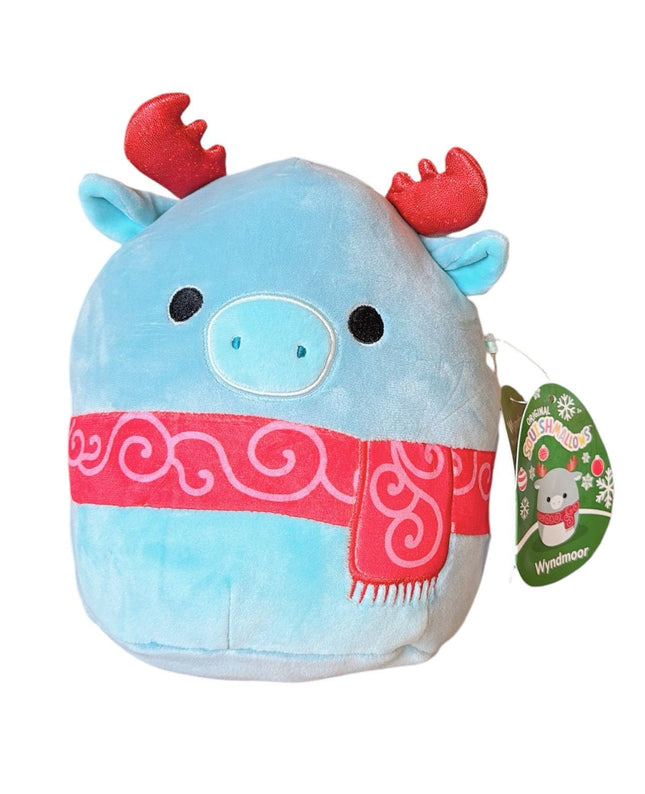 Squishmallows Officially Licensed Kellytoy B Christmas 2024 Squad Plush -Squishy Stuffed Animal Toy - Gift for Kids, Girls & Boys 8 Inch (Wyndmoor Highland Cow)