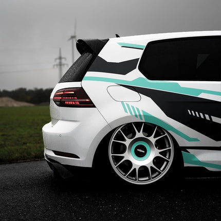 VViViD+ Ultra Gloss Premium Vinyl Car Wrap Film (6ft x 5ft, Gloss White)