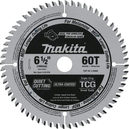 Makita B-56792 Specialized Saw Blade for Plunge Saws 165x20x60T