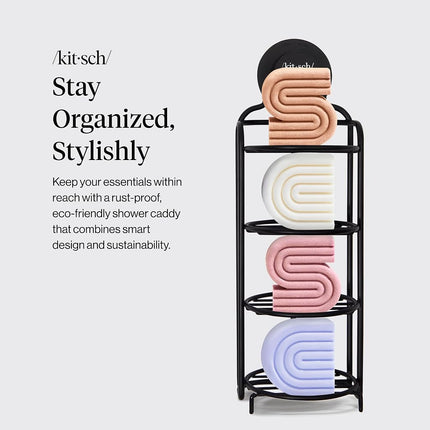 Kitsch Shower Caddy Hanging with Suction Cup