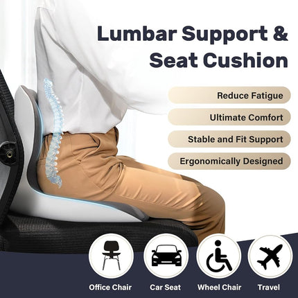 Coverado Lumbar Support Pillow for Car