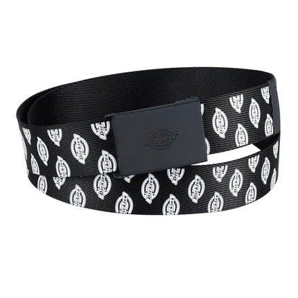 Dickies Women's Tonal Plaque Buckle Fabric Belt, B