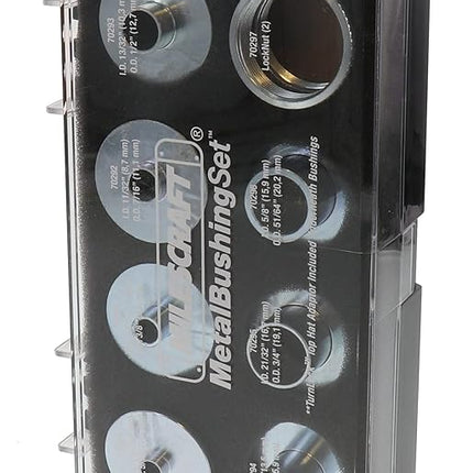 Milescraft Imperial Metal Bushing Set for Plunge Routers