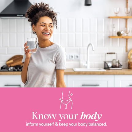 Tiras reactivas de pH vaginal para mujeres (50 unidades). Kit de prueba casera para vaginosis bacteriana, infección por hongos y menopausia. Prueba de pH femenino para acidez y alcalinidad vaginal. Tiras en bolsas selladas