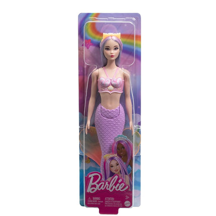 Barbie Mermaid Doll with Pink and Lilac Fantasy Hair and Accessory