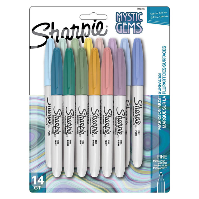Sharpie Permanent Markers, Fine Point, Featuring M
