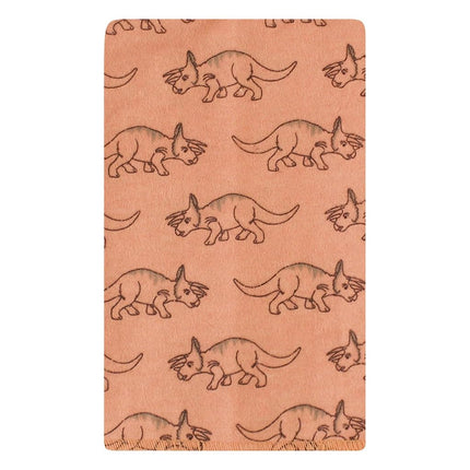 Hudson Baby Lingettes rot bébé unisexe en flanelle de coton, motif dinosaures, lot de 10, taille unique