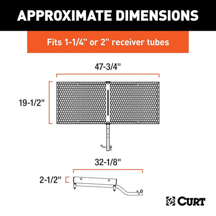 CURT 18110 Tray-Style Cargo Carrier