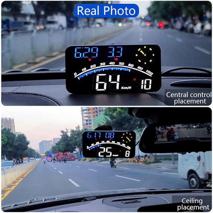 wiiyii Digital GPS Speedometer, HUD Head Up Display for Car, Upgraded 5.5" large-screen, Suitable for All Vehicles