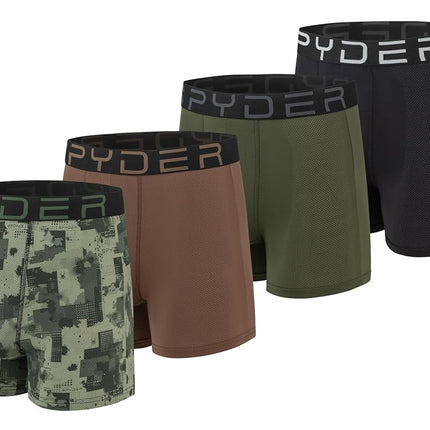 Spyder Mens Boxer Briefs Performance Nylon Mesh Sp