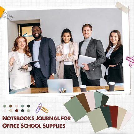 Eaasty 50 Pcs Mini Notebooks Lined Paper Bulk, Multicolor