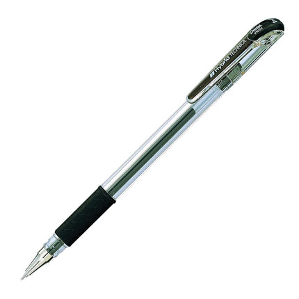 Pentel Arts Hybrid Technica 0.4 mm Pen, Ultra Fine Point, Black Ink, Box of 12 (KN104-A)