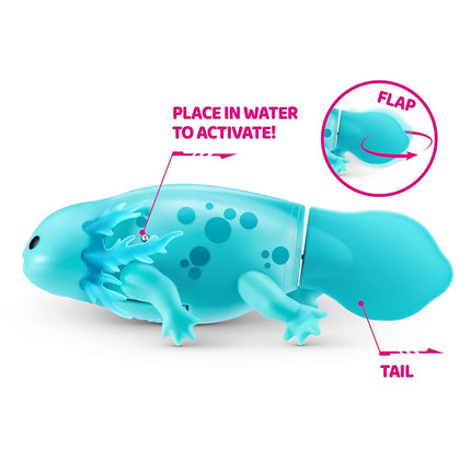 Pets Alive Robo Axolotl, Series 1, Swimming Axolotl, (2 Pack), Mailer Box