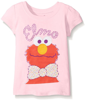 Sesame Street Little Girls' Toddler Short Sleeve T