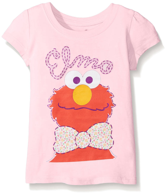 Sesame Street Little Girls' Toddler Short Sleeve T