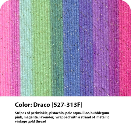 (3 Pack) Lion Brand Yarn Mandala Sparkle Yarn, Draco