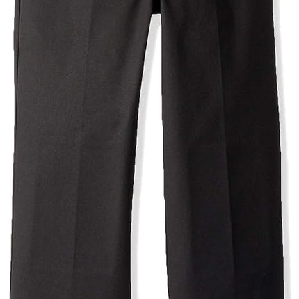 Dickies Kids Big Boy's Flexwaist Flat Front Pant, Black, 18 Husky
