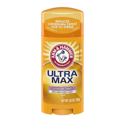 Arm & Hammer Deodorant 2.6oz Solid Ultra Powder Fresh (Oval) (3 Pack)