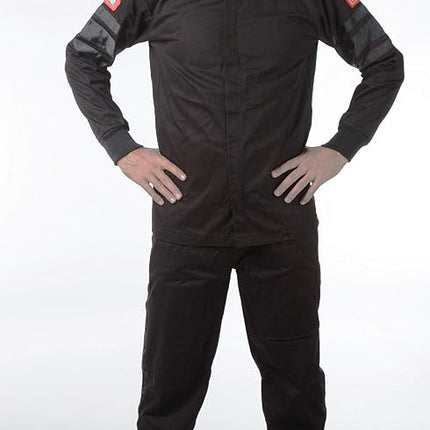 Racequip 111002 111 Series Small Black SFI 3.2A/1 Single Layer Driving Jacket