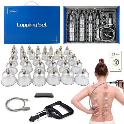 Cupping Therapy Set,32 Therapy Cups Cupping Set wi