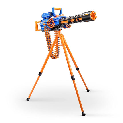 XSHOT Insanity Motorized Rage Fire by ZURU with 72 Darts, Air Pocket Technology Darts and Dart Storage, Motorized Blasting Power, Auto Feeding Belt, Tripod and Scope, Outdoor Toy