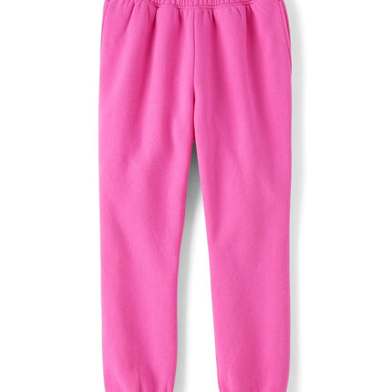 The Children's Place Girls' Knit Active Sweatpants, Pink Summer, X-Large