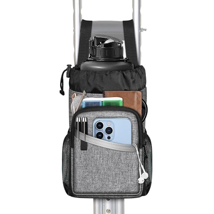 FINPAC Crutch Accessories Bag, Water-Resistant Sto