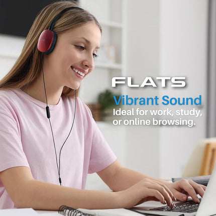 Jvc HAS160R HAS160R Flat Headphones, Red
