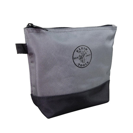 Klein Tools Utility Bag, Zipper Tool Bags in Orange/Black, Gray/Black, 12.5-Inch Canvas, 2-Pack Klein Tools 55470