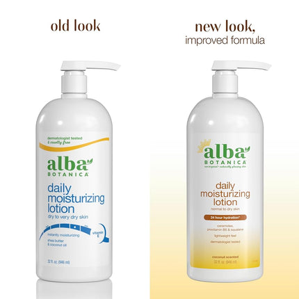 Alba Botanica Very Emollient Coconut Rescue Body Lotion, 32 Ounce