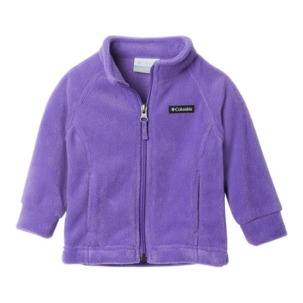 Columbia Girl's Benton Springs Fleece Jacket, Grape Gum, XX-Small