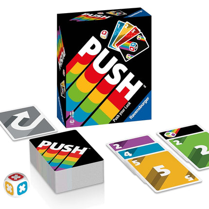 Ravensburger Push Card Game - Family Game for Kids