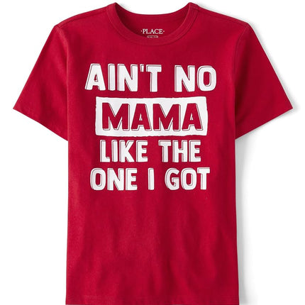 The Children's Place Boys’ Short Sleeve Graphic T-Shirt, Valentines Day Family, X-Large
