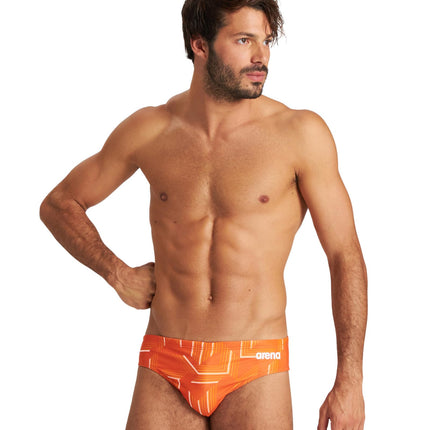 ARENA Puzzled Swim Briefs for Boys and Men- Brief 