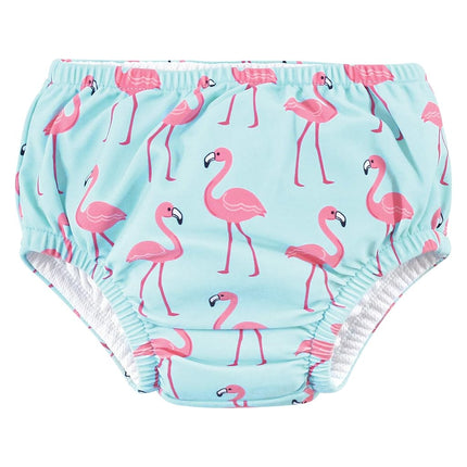 Hudson Baby Unisex Baby Swim Diapers, Flamingos, 4 Toddler
