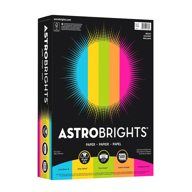 Neenah Astrobrights® Bright Color Paper, Letter Si