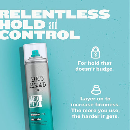 TIGI Bed Head Hard Head Extreme Hold Hairspray For Unisex 11.7 oz Hair Spray