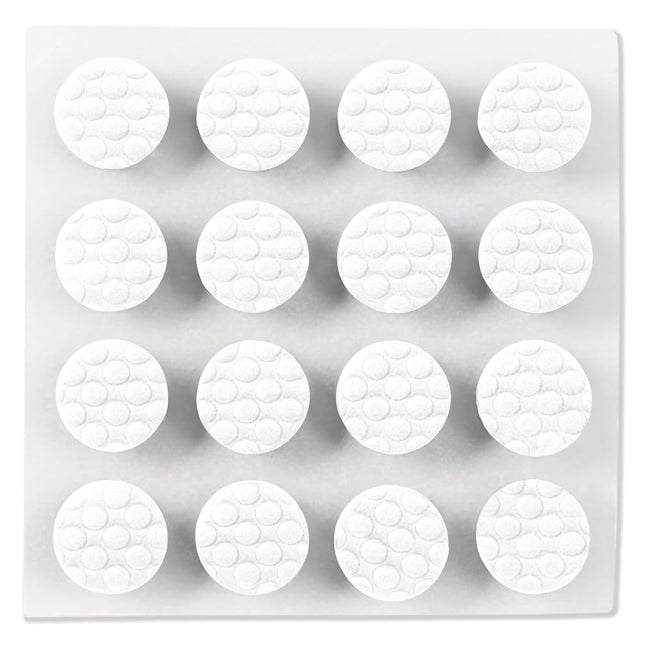 Scotch White Adhesive Bumper Pads 40 PCS, Self-Stick Rubber Pads 3/8" Round, Cabinet Door Rubber Bumpers, Designed to Protect Cabinets and Drawers, Sound Dampening, White (BP959-40NA)