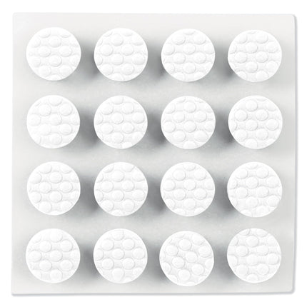 Almohadillas adhesivas Scotch White Bumper 40 unidades, almohadillas de goma autoadhesivas redondas de 3/8", topes de goma para puertas de gabinetes, diseñadas para proteger gabinetes y cajones, amortiguación de sonido, blanco (BP959-40NA)